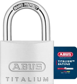 ABUS 64 Titalium 64TI/40, gleichschließend, Vorhängeschloss