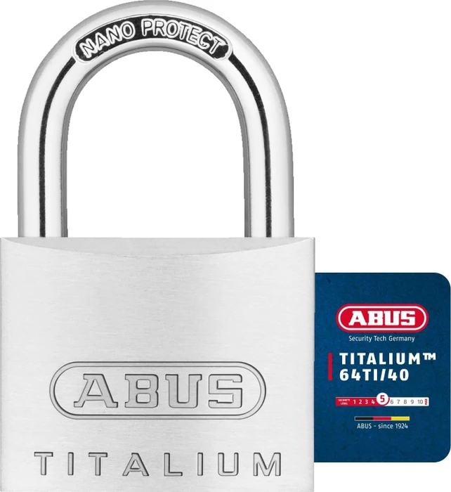 ABUS 64 Titalium 64TI/40, gleichschließend, Vorhängeschloss