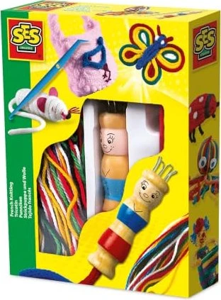 Ses Creative Strickpuppe und Wolle