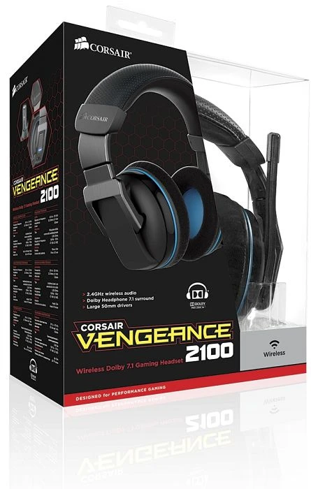 Corsair Vengeance 2100 Dolby 7.1 Wireless
