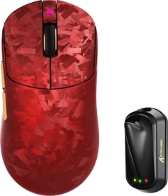 Attack Shark RS3 ULTRA Carbon Fiber 8KHz Wireless, Forged Red, USB/Bluetooth