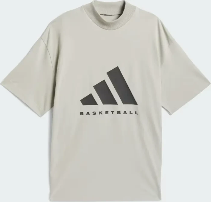 adidas Basketball 001 T-Shirt kurzarm sesame (Herren)
