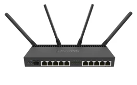 MikroTik RouterBOARD RB4011 WLAN-Router, 10x RJ-45, 1x SFP+ (RB4011iGS+5HacQ2HnD-IN)