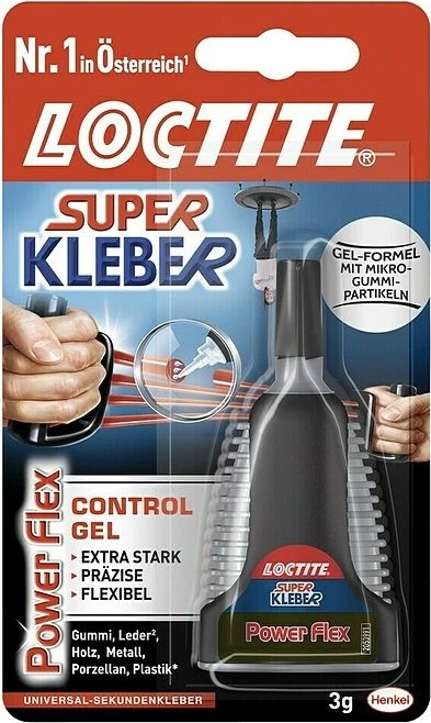 Loctite Superkleber Power Flex Sekundenkleber, 3g