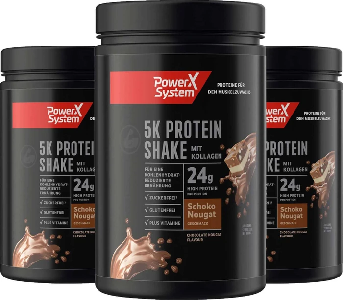 Power System 5K Protein Schoko Nougat 1.08kg (3x 360g)