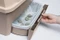 Catit SmartSift Katzentoilette mit Dach, beige Vorschaubild