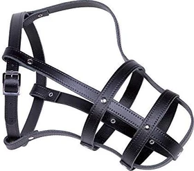 Nobby Leder Maulkorb 10, 42-52cm