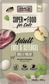 MAC's Pouch Pack Ente mit Geflügel und Apfel, 1.20kg (12x 100g)