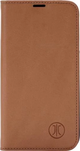 JT Berlin Book Case Tegel für Apple iPhone 16 Pro Cognac