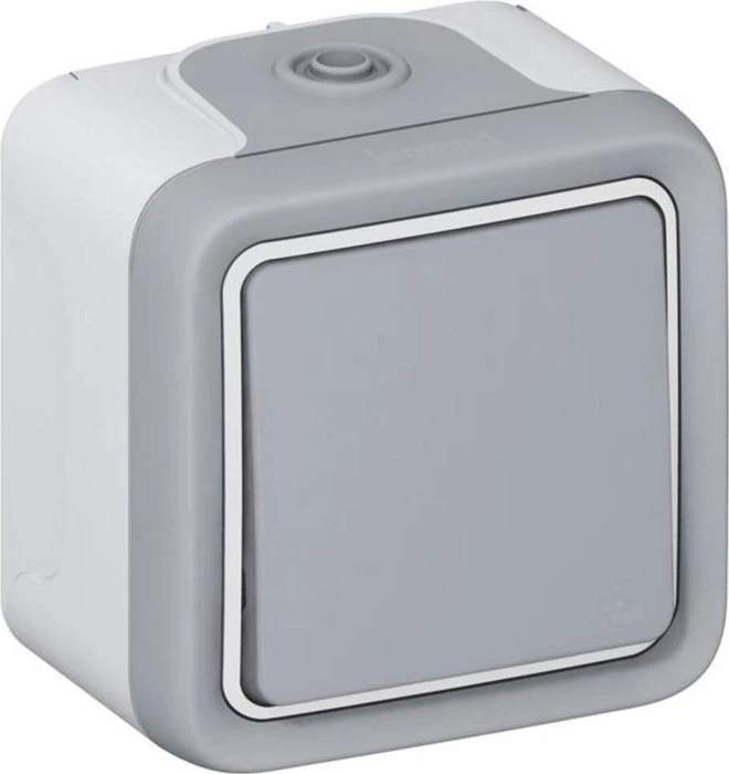 Legrand Plexo Wippschalter Kreuz, grau