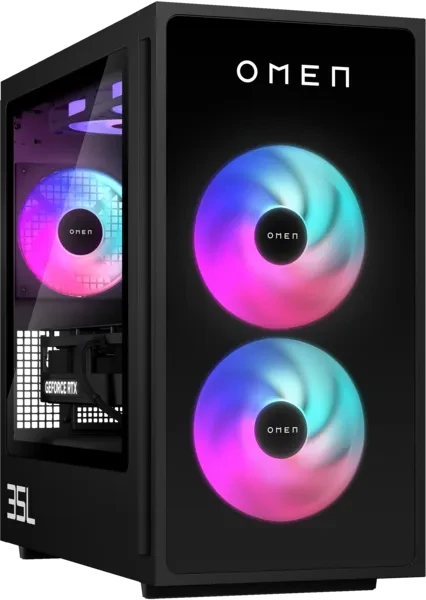 HP Omen 35L Desktop GT16-1491ng, Shadow Black, Ryzen 9 9900X3D, 64GB RAM, 2TB SSD, GeForce RTX 5080, Windows 11 Home