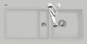 Villeroy & Boch Subway 60 Einbau Becken rechts mit Ablauffernbedienung steam