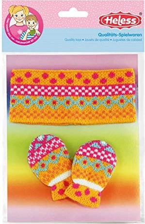 Heless Fäustlinge und Stirnband Jolly 35-45cm