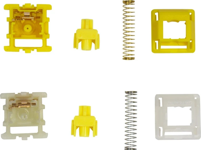 Keychron Gateron Cap V2 Milky-Yellow Switch Set, 110er-Pack