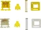 Keychron Gateron Cap V2 Milky-Yellow Switch Set, 110er-Pack Vorschaubild