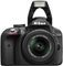 Nikon D3300 schwarz mit Objektiv AF-P DX 18-55mm 3.5-5.6 G VR und AF-S DX 55-200mm 4.0-5.6 G ED II VR Vorschaubild