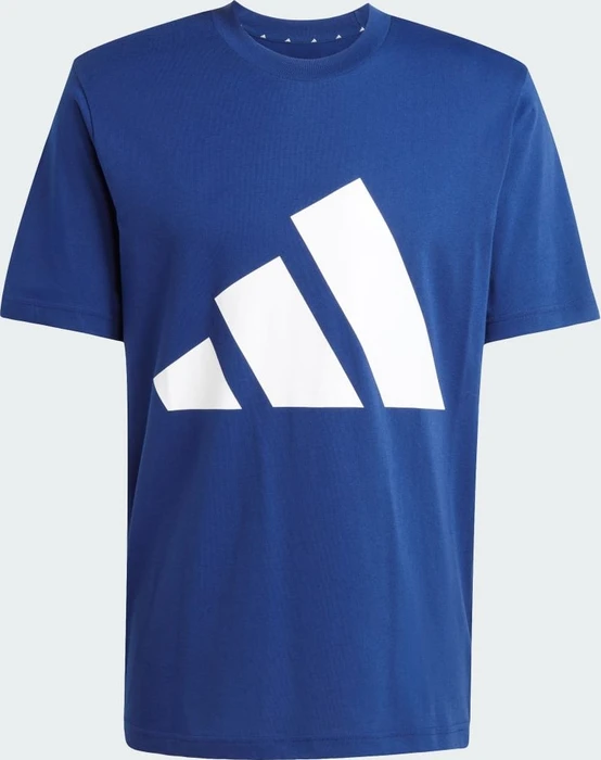 adidas Essentials Big Logo T-Shirt kurzarm dark blue/white (Herren)
