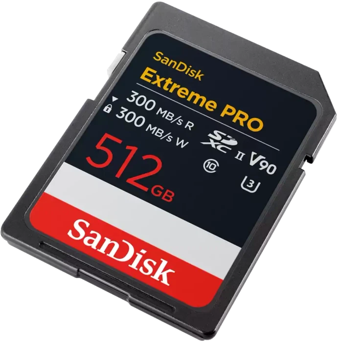 SanDisk Extreme PRO R300/W300 512GB, UHS-II U3, Class 10