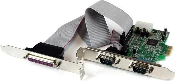 StarTech PEX2S5531P, 2x seriell RS232, 1x parallel, PCIe x1