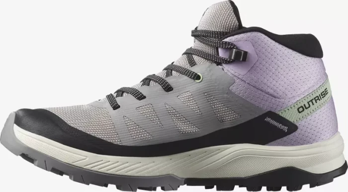 Salomon Outrise Mid GTX gull/orchid bloom/black (Damen)