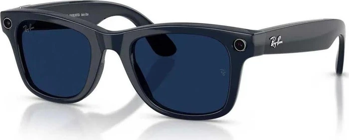 Ray-Ban RW4012 Meta Wayfarer Gen2 shiny cosmic blue/clear-saphire transitions