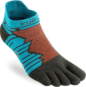 Injinji Ultra Run No-Show Laufsocken blau