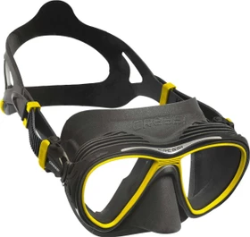 Cressi Quantum Tauchermaske schwarz/gelb