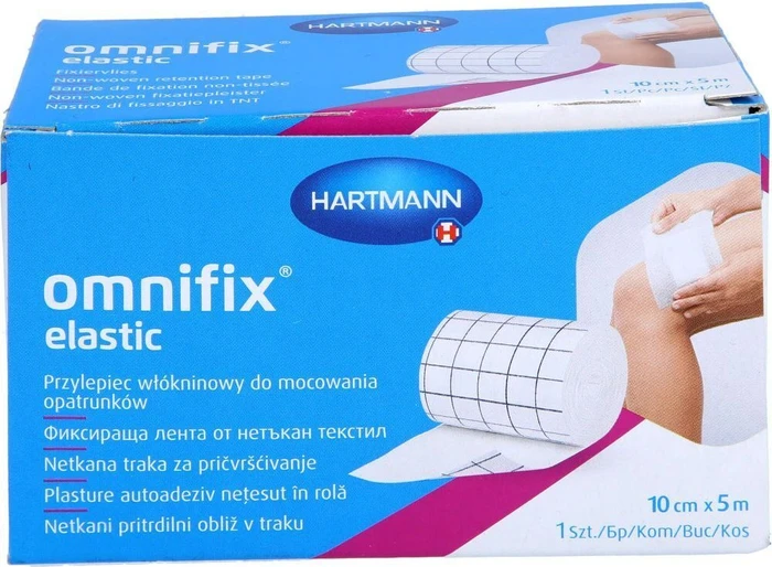 Hartmann Omnifix elastic Fixiervlies, 10cm x 5m, 1 Stück