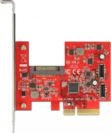 DeLOCK 2x intern 20-Pin Key-A USB 3.1, PCIe 3.0 x4