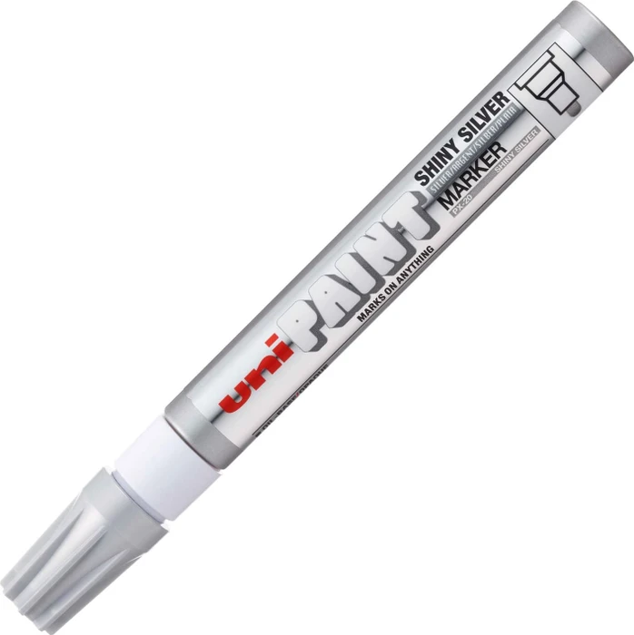 Uni-Ball uni-Paint PX-20 Lackmarker Rundspitze dick shiny silber