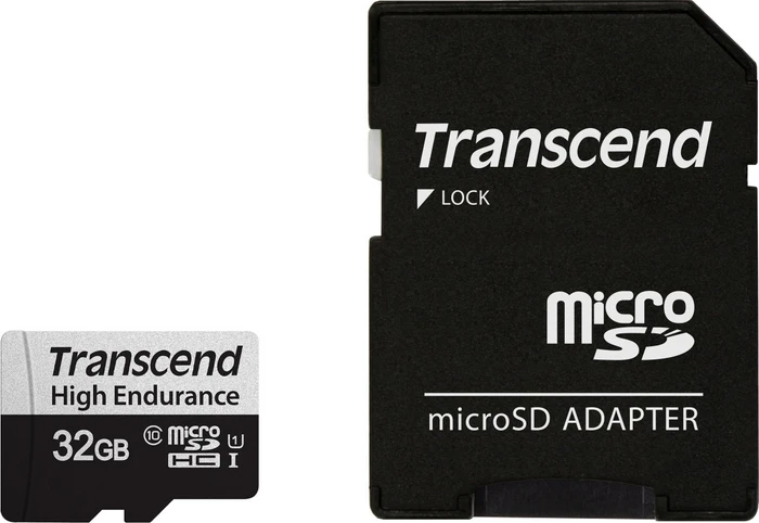 Transcend High Endurance 350V R100/W40 32GB Kit, UHS-I U1, Class 10