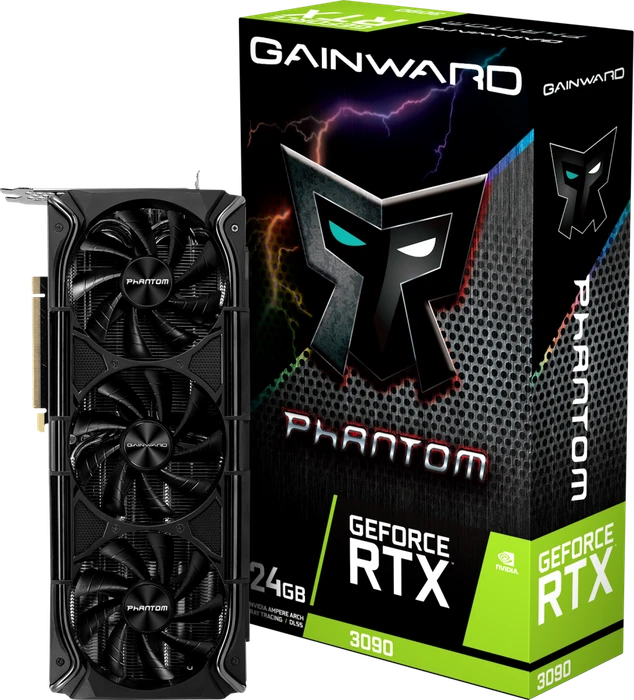 Gainward GeForce RTX 3090 Phantom+, 24GB GDDR6X, HDMI, 3x DP