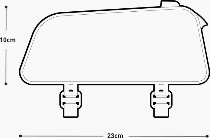 Evoc Top Tube Pack WP 1 Oberrohrtasche schwarz