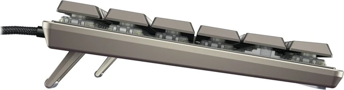 Cherry KC 500 MX LP, warm grey, MX LOW PROFILE 2.0 IVORY, USB, DE