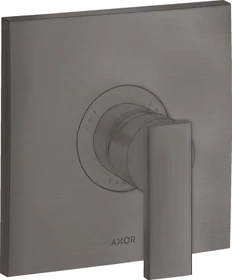 Hansgrohe Axor Citterio Einhebel-Brausemischer Unterputz mit Hebelgriff brushed black chrome
