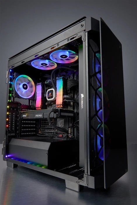 Corsair Obsidian 500D RGB SE, Glasfenster