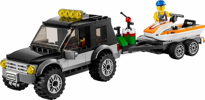 LEGO City Starke Fahrzeuge - Geländewagen mit Wasserfahrzeugen