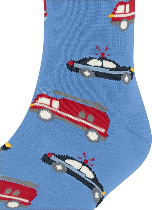 Falke Police and Fire Cars Socken blue note (Junior)