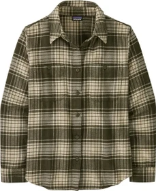 Patagonia Fjord Flannel Hemd langarm cascade: pine needle green (Damen)