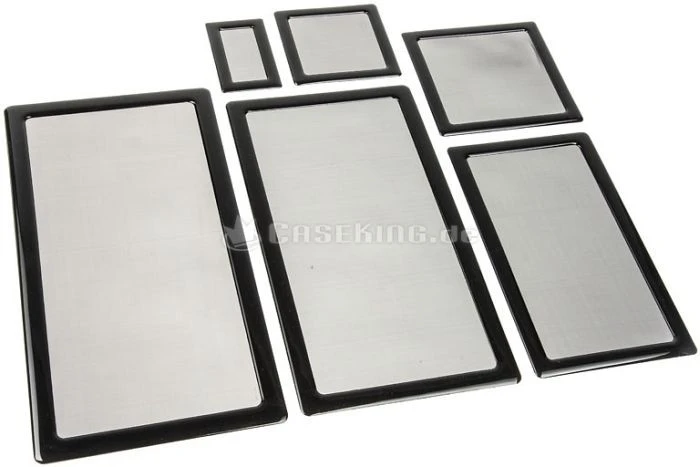 DEMCiflex Staubfilter Set für Corsair 350D schwarz/schwarz