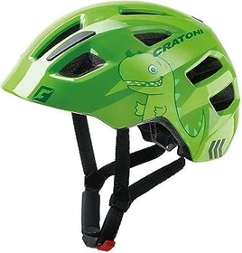 Cratoni Maxster Kinderhelm dino green glossy