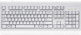 Perixx Periboard-106W, weiß, USB, US