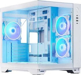 Chieftec Visio White, Glasfenster (GM-30W-TG-OP)