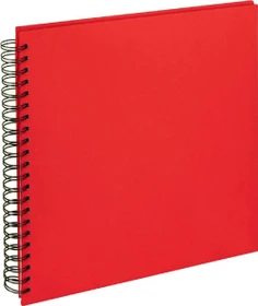 Walther Design Spiralalbum Cloth 30x30 rot