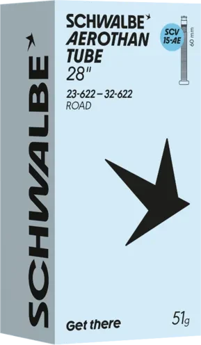 Schwalbe Aerothan SCV 15AE 60mm 28" Schlauch