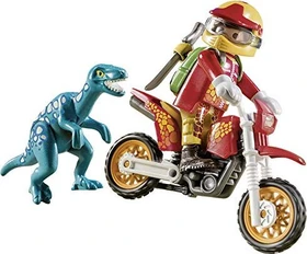 playmobil The Explorers Motocross-Bike mit Raptor