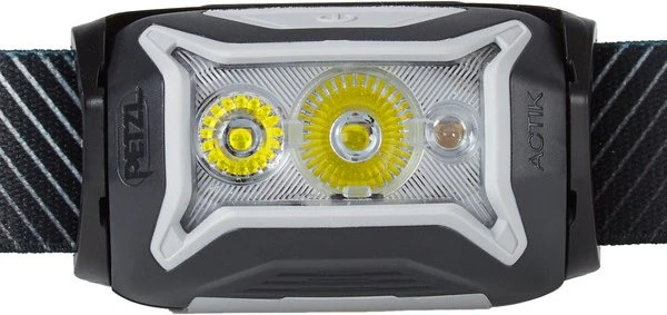 Petzl Actik Core Modell 2022 Stirnlampe grau
