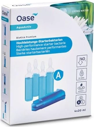 Oase AquaActiv BioKick Premium Wasseraufbereiter, 80ml (4x 20ml)