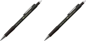 Faber-Castell Grip 1345 Druckbleistift 0.5mm graphit, schwarz, Radierer