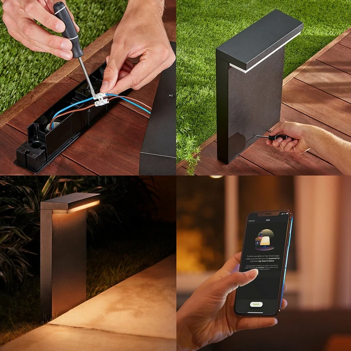 Philips Hue White and Color Ambiance Nyro Outdoor Wegeleuchte